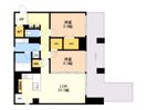 FIRST AVENUE OHORIの間取り画像