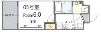 ウエンズ東心斎橋の間取り画像