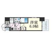 エスリード大阪ザ・ルクスの間取り画像