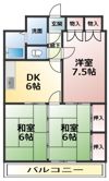 グランドールオオニシの間取り画像