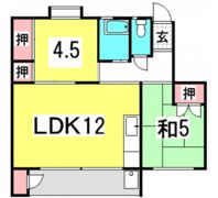 H棟の間取り画像