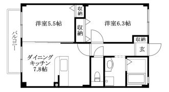 フォブール沖の間取り画像