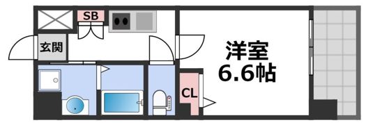 ワールドアイ大阪城EASTⅡの間取り画像
