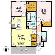 心静庵 一番館の間取り画像