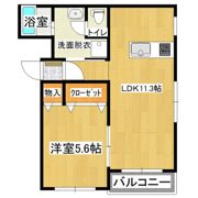 リヴマンションB棟の間取り画像