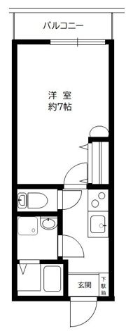 リーヴェルポート横浜西口Carnaの間取り画像