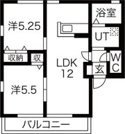 エリシアI棟の間取り画像