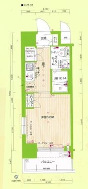 エイペックス南堀江の間取り画像