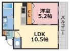 エルミタージュ難波南Ⅱの間取り画像