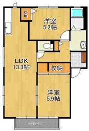 オークハイツの間取り画像