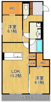 D-ROOM八幡駅前の間取り画像