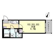 ベイルーム県立大学WESTの間取り画像