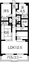 クレストヒルズ東山の間取り画像