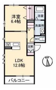 ベレオたまもの間取り画像