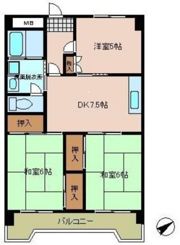 レジデンス観音の間取り画像