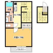 カーサフォレスタの間取り画像