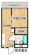コーポ学園前の間取り画像