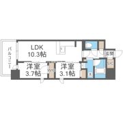 リビオメゾン新大阪の間取り画像