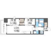 リビオメゾン新大阪の間取り画像