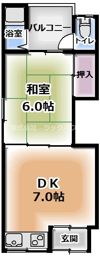 西川第二住宅の間取り画像