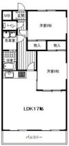 イーストプレインの間取り画像