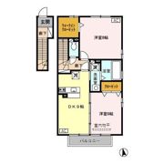 セジュール薫風 Aの間取り画像