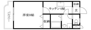 ジュネスミトモの間取り画像