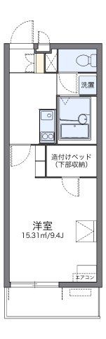 レオパレスイーストビレッジ2の間取り画像