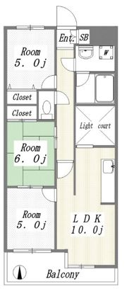 ライオンズマンション西所沢の間取り画像