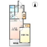アクアB棟の間取り画像