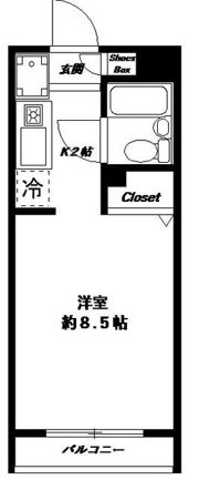 フォンティーヌ明大前の間取り画像