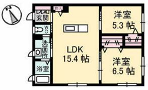 ライブ庚午北 Gの間取り画像