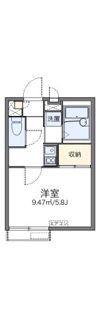 レオパレスヴァンベールⅡの間取り画像