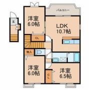 エスポアヒルズⅥ番館の間取り画像