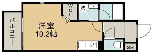 NewEra水前寺の間取り画像