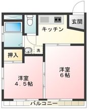 サンエイビル Cの間取り画像
