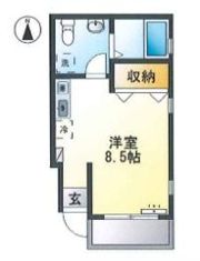 丸山メゾンの間取り画像