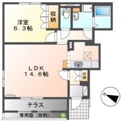 ヴェスパーの間取り画像