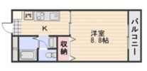ディアスUⅢの間取り画像