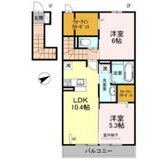 オーチャードヒル弐番館の間取り画像