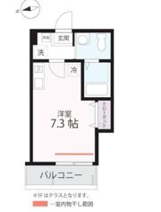 ハーミットクラブハウス蒔田Ⅱの間取り画像