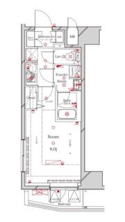 アルテカーサプレスト北千住の間取り画像