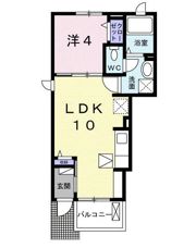 グランクレールAの間取り画像