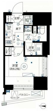 セジョリ北千住ノワールの間取り画像
