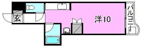 シャトルハイツの間取り画像