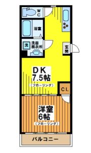 坂の上ハイツの間取り画像