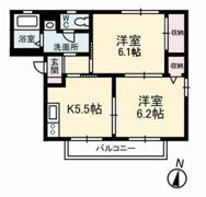 サンライズフジ A棟の間取り画像