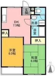 コーポ愛Ⅱの間取り画像