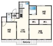 ヴィラナリー徳島の間取り画像