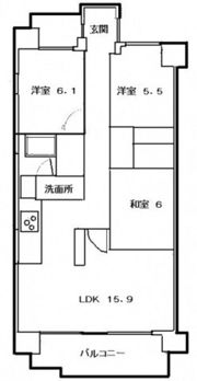 サーパス表町の間取り画像